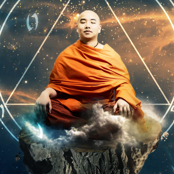 midn monk concentration Space  meditation stars Magic   mystery