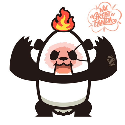 Character Panda  Great-Panda animal