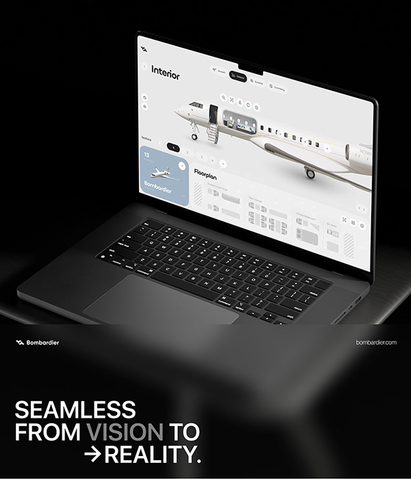 Bombardier - UI UX Design Website & Branding Trial
