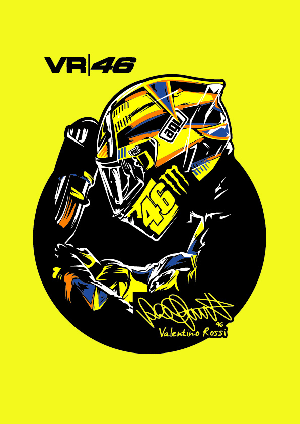 Valentino Rossi on Behance