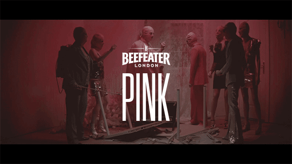 party beefeater agency Event audiovisual pink Christmas Videoclip branding  punk