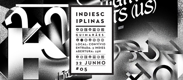 guimarães indie rock experimental poster identity system Event series electronic relational flexible brand logo hiphop