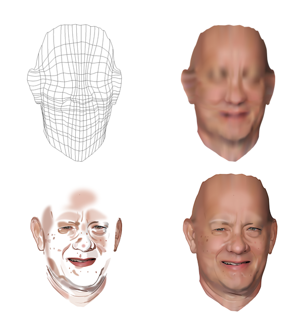 tom hanks Illustrator gradient mesh portrait Celebrity hanks Realism digital tom