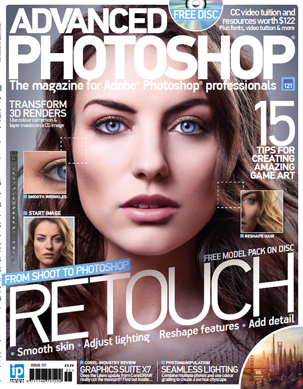 Advanced Photoshop Magazine #121 on Behance