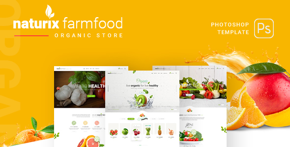 clean Ecommerce farm Food  fresh fruits healthy online store organic