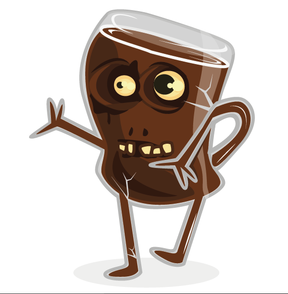 design  zombie  coffee  mugs cartoon Character