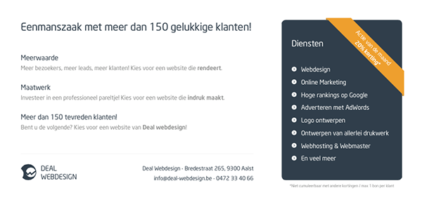 Webdesign en online marketing in Aalst - Omega Websolutions