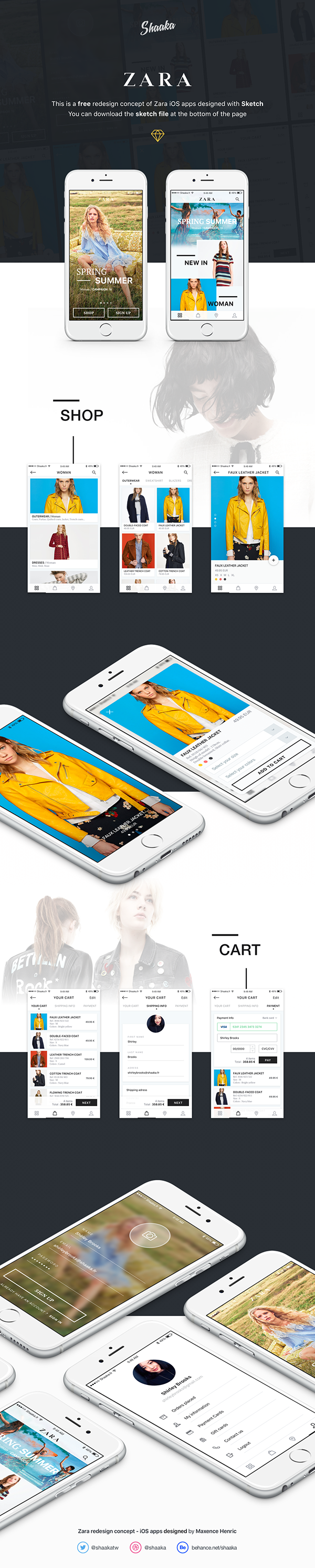[Free] Zara redesign concept - UI/UX Design