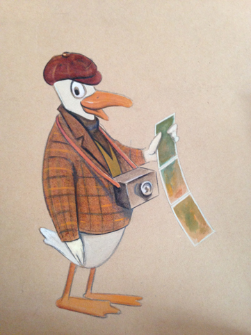Andrea Ferolla Illustrator duck ducks drawings ferolla reina