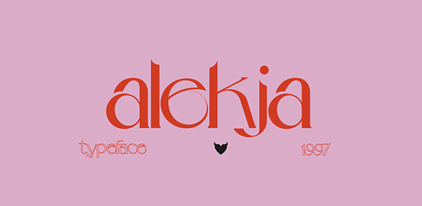 ALEKJA SERIF - Typeface 1997