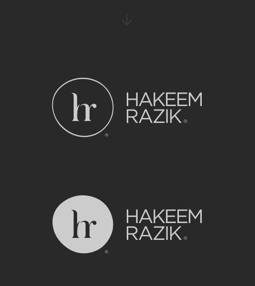 hakeemrazik photographer logo brandmark typo iconmark