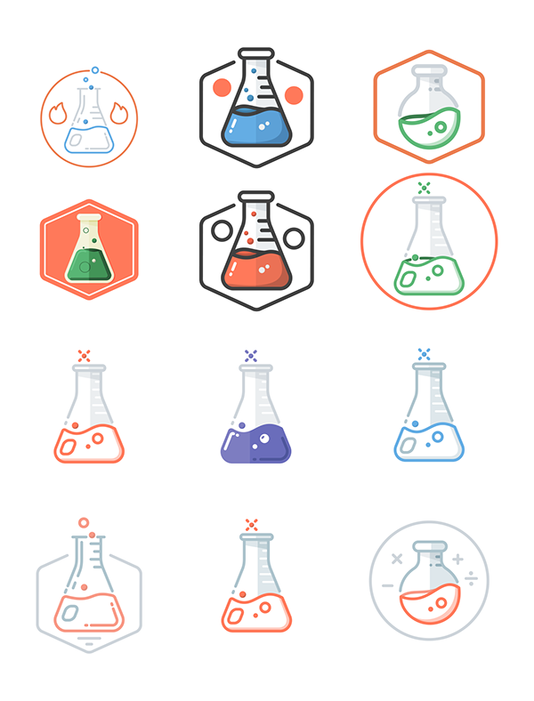 Icon/Badge Set: DonorsChoose.org