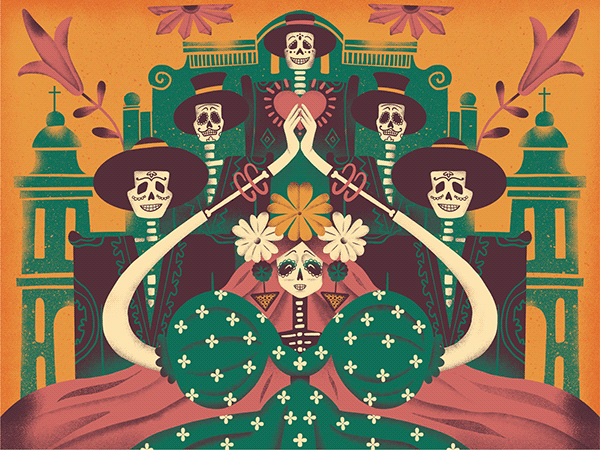 Mexican Rhythms Digital Illustrations