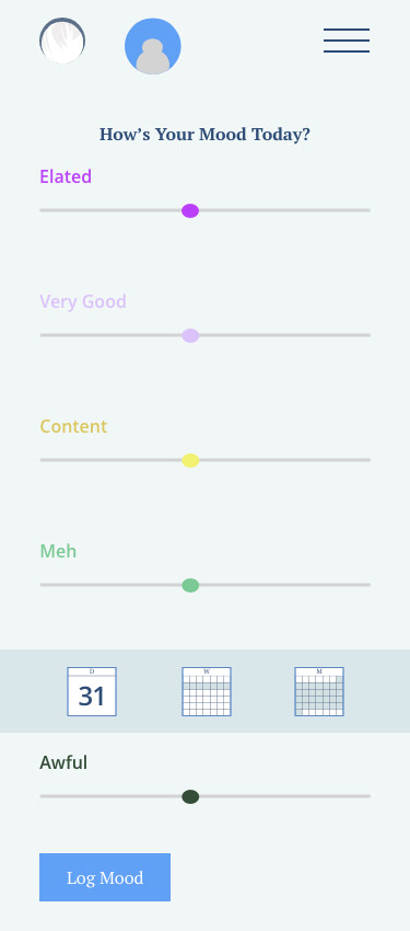 app ux UI uxui mood track colours Graphs Webdesign visuals