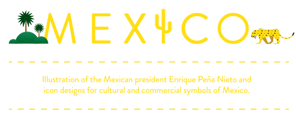 mexico Icon vector design graphic Landmark symbol