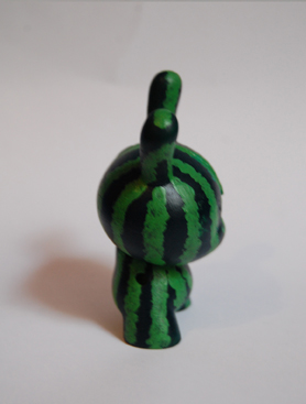 Custom  toy  vinyltoy  arttoy  sculpey  watermelon  popcornhead  art  munny Dunny  kidrobot  vinyl toy  art toy  design  modern