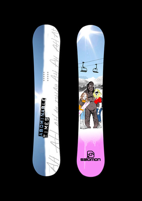 snowboard Salomon contest