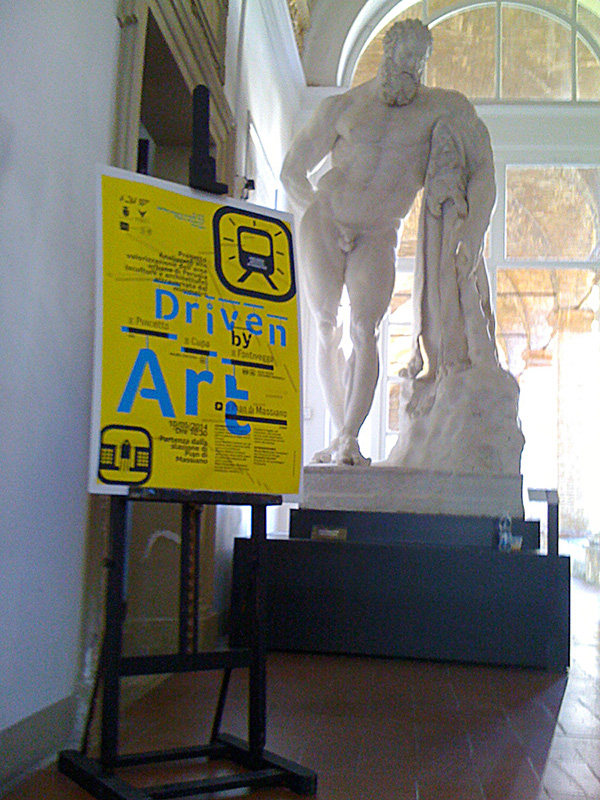 Accademia Belle Arti Minimetrò Perugia Francesco Mazzenga poster Luciano Tittarelli Driven by Art scultura architettura