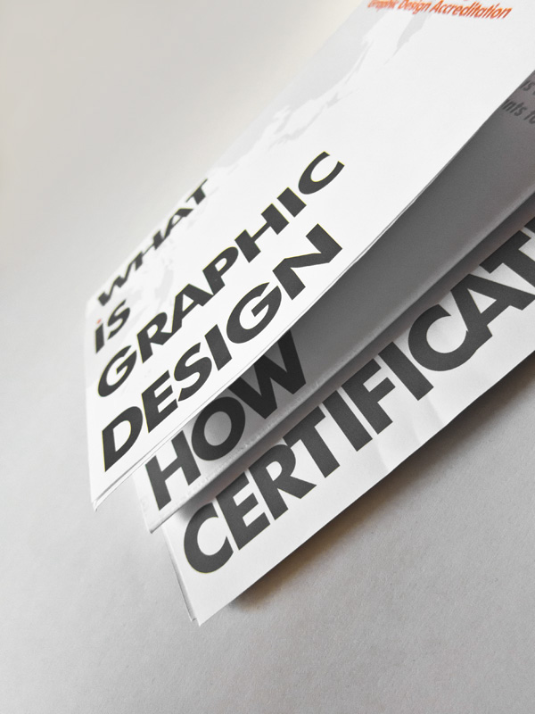 credibility design organization certification aiga TDC GDC non-profit design certification Corporate Identity promotional campaign