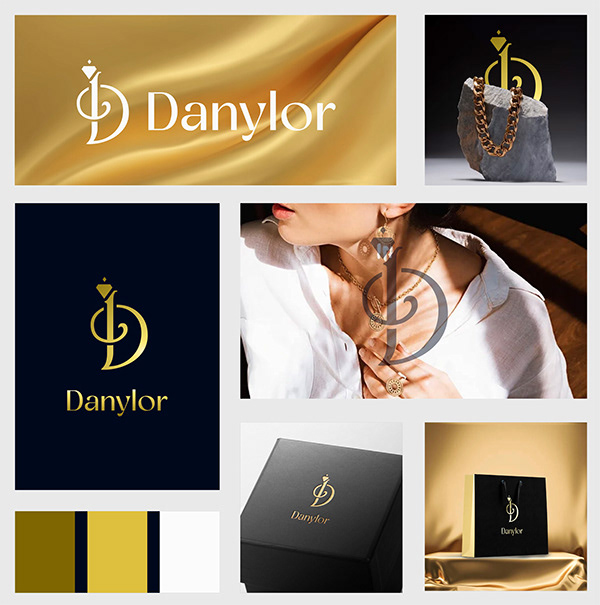 luxury fashion jewellery logo design, brand identity