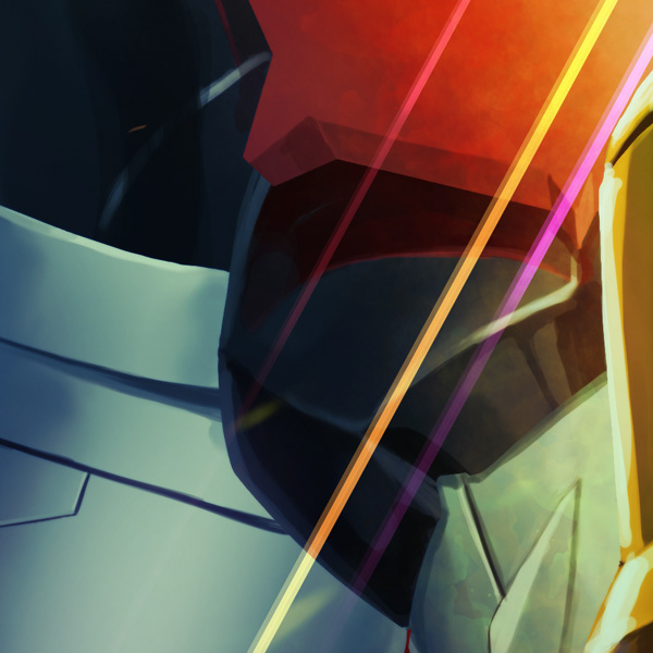 digital painting   mecha anime Games commission mazinger Gundam aospades