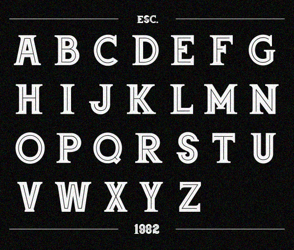 font Typeface type vintage Classic new Display uppertype