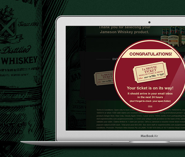 microsite Ecommerce Competition alcohol Whiskey drinks