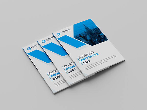 16-page corporate A4 size bifold brochure design