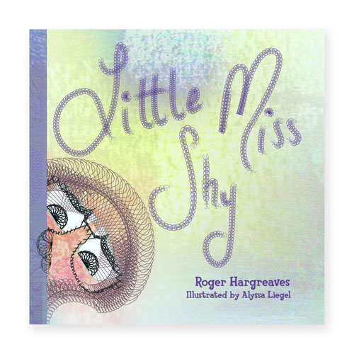 Adobe Portfolio Spirograph children's book chilld little miss shy roger hargreaves