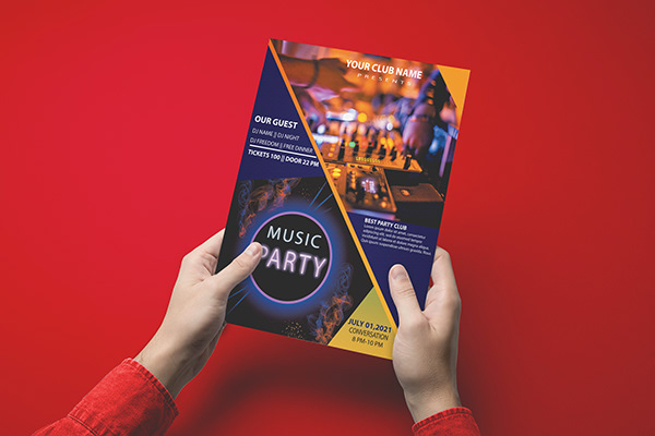 MUSIC PARTY FLYER