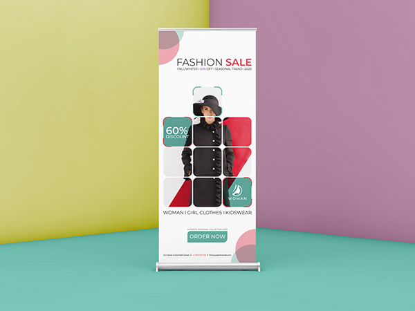 Fashion Roll Up Banner Design on Behance