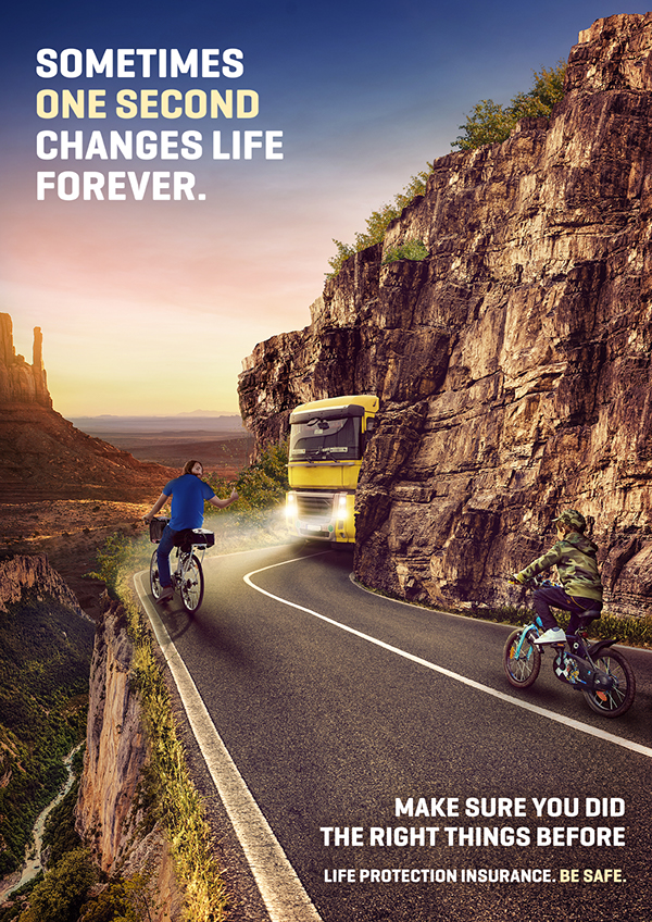 Life Protection Insurance Ad Concept on Behance