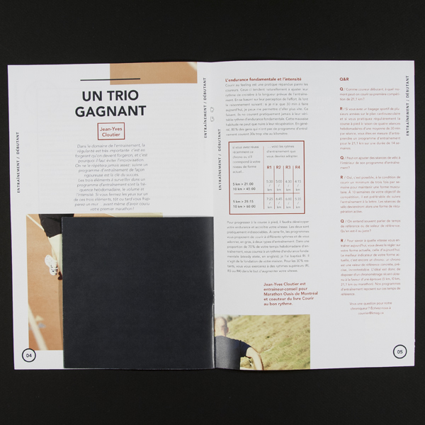 Kmag magazine brochure Layout design print
