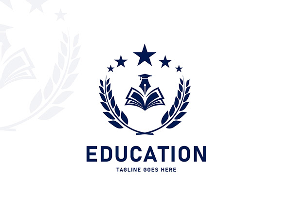School, college, university and education logo design