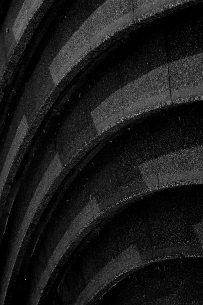 black White photos Urban city buildings