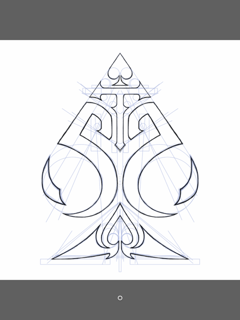 logo vector Illustrator sketchbook Magic   type lettering spade