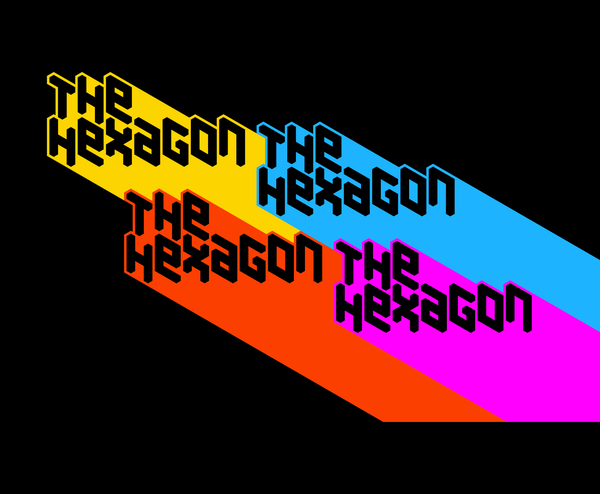 The Hexagon The Hexagon Space The Hexagon Logo Contest HexagOn Yer Jock Logo Contest! Baltimore Bmore Hexagons geometry Logo Design modular font weekends RaRahPhoto Carlos Vigil Super Rad Design SRD