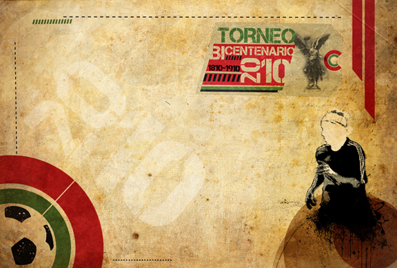 BICENTENARIO mexico 2010 Futbol soccer diseño tdn motio graphic
