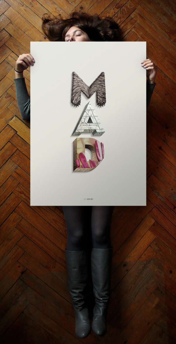 ling magazine Mad madrid tipography ilustracion tipografia dirección de arte