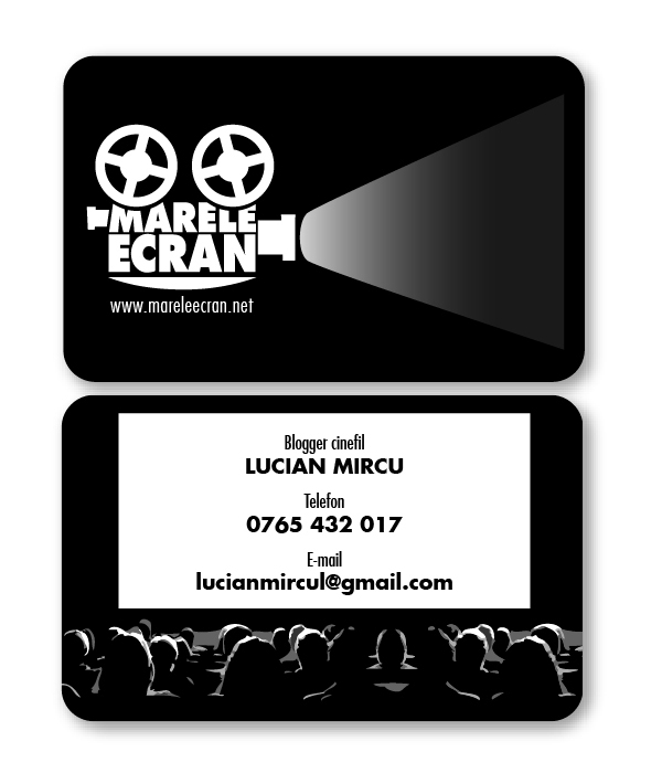 marele ecran  logo business card  film  movie  Cinema Projector
