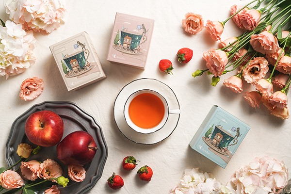 Tea The Knot - Package Illustration