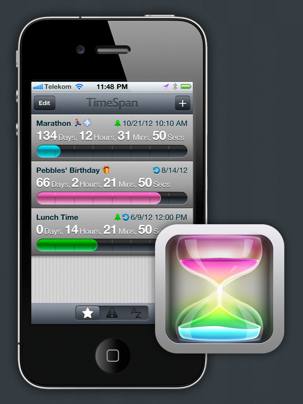 ios iphone mobile Web Interface UI