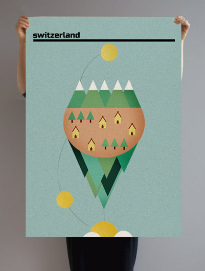 monde triangle Alaska texture world Switzerland poster Nature