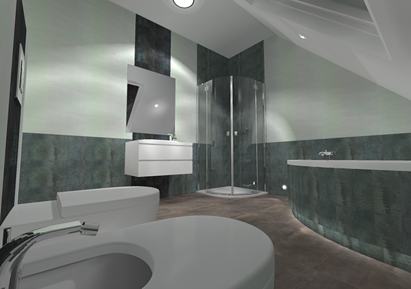 projekt aranżacja wnętrz Interior design łazienka bathroom