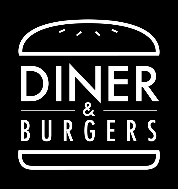 Burgers restaurant Food  Signage logo hamburger Cheese diner sign burger