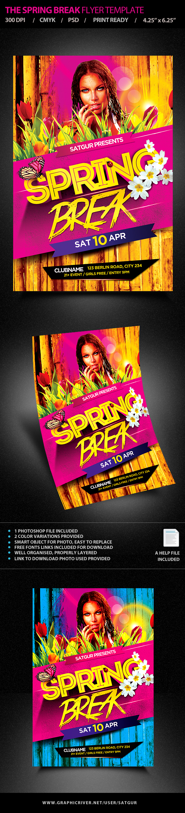 american Holiday Brazil club colorful disco dj Event Flowers fridays Independence Latin Music Festival Easter spring break flyer