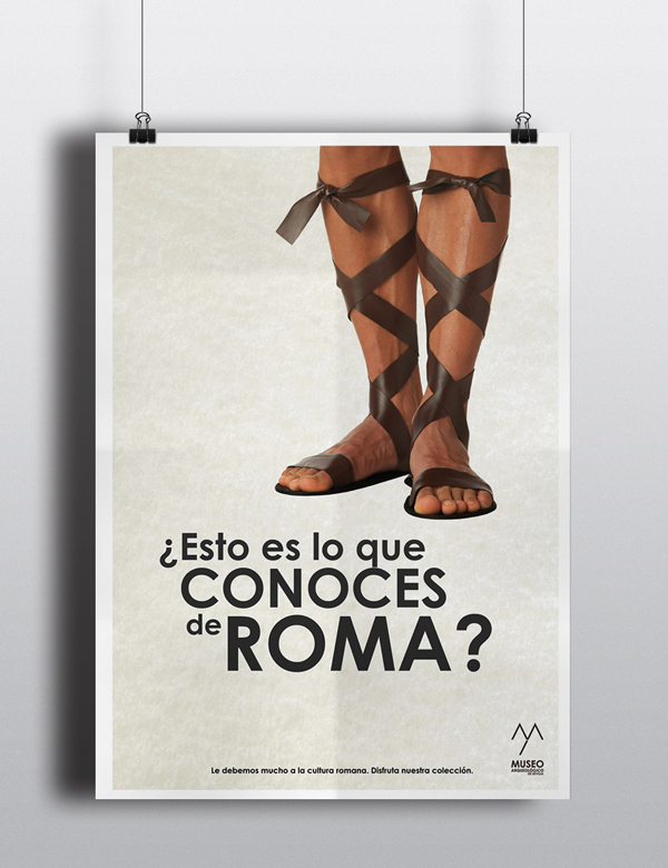 Rome roma museo museum arqueologico archaeological sevilla ad campaign Campaña lain macias sophia carrà raphaella
