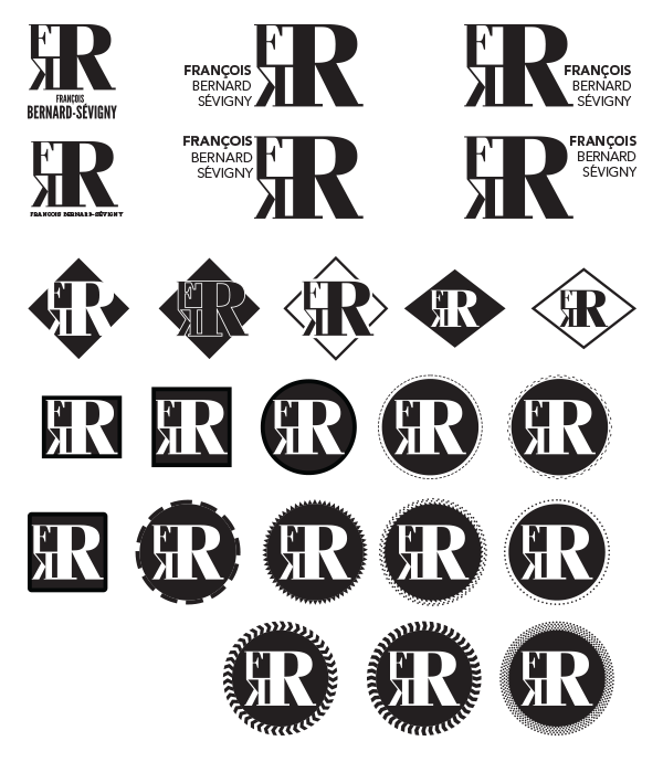 monogramme  université laval  ulaval  quebec  frankbernards  francois bernard-sevigny typo type design