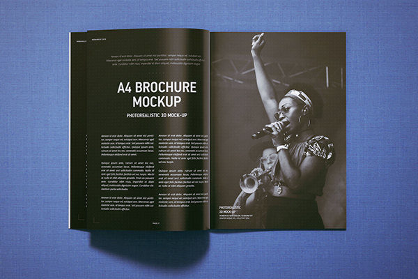Freebie PSD: A4 Magazine | Brochure Mock-up