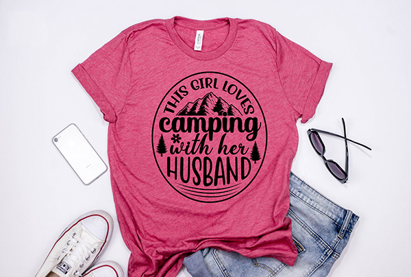 Camping SVG t-shirt